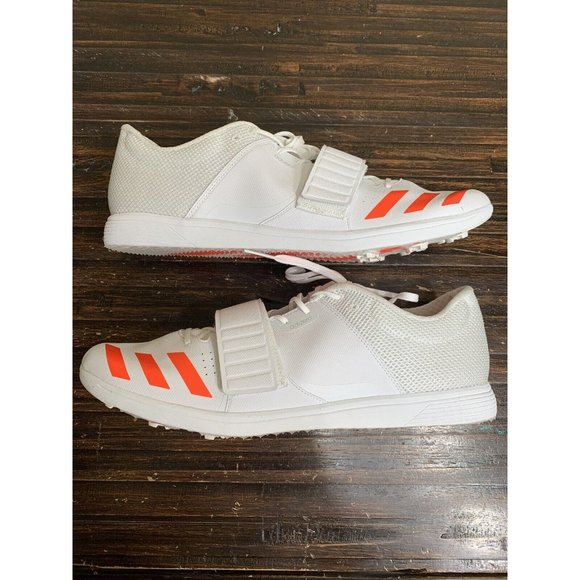 Adidas Adizero Triple Jump Pole Vault Spikes Mens 15 No Spikes 3 Stripes BB4956 - Picture 2 of 7